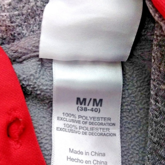 nhl unisex blackhawks hoodie sweater medium grey - Picture 5 of 7